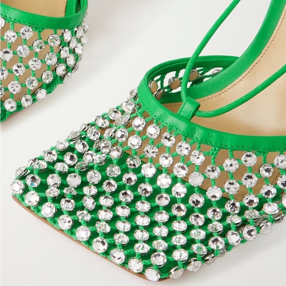 BOTTEGA VENETA SPARKLE STRETCH HEELS - Picture 7 of 8